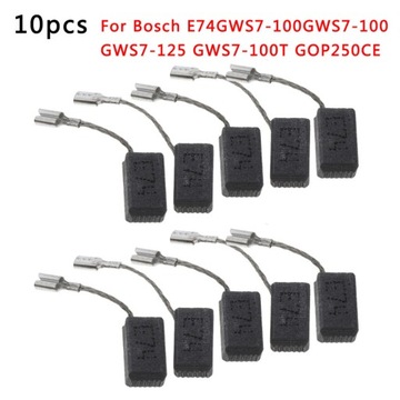 10 sztuk szczotki węglowe dla Bosch E74/GWS7-100/