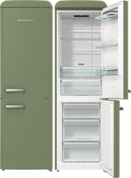 Chłodziarko-zamrażarka GORENJE ONRK619DOL oliwkowa RETRO NoFrost