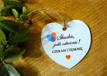 Автомобильный кулон с фото ДВУХСТОРОННИЙ принт.