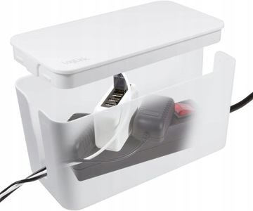 LogiLink KAB0061 Кабельный органайзер CableBox M, белый
