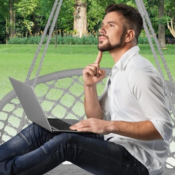 БРАЗИЛЬСКИЙ СТУЛ ПОДВЕСНОЙ СТУЛ ДЛЯ САДОВОЙ ТЕРРАСЫ СИДЕНЬЕ ИЗ РОТАНГА КОКОН