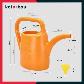ЛЕЙКА САДОВАЯ ЛЕЙКА ОБЪЕМОМ 4,5 Л С ПЛАСТИКОВЫМ СИТОМ ДЛЯ ПОЛИВА РАСТЕНИЙ