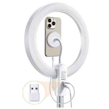 Lampa pierścieniowa RING LED do zdjęć filmów selfie makijażu ULANZI LT030