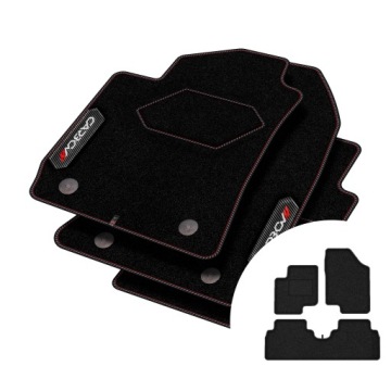 Velurové koberce Carbon pro Hyundai ix20 2010-2020