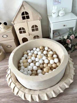 Детский коврик NEST VELVET, кремовый