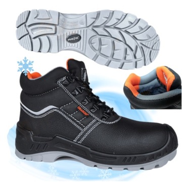 BUTY robocze S3 SRC zimowe BHP trzewiki ocieplane PODNOSEK kompozytowy 44