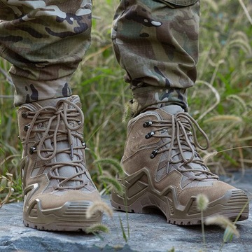 Высокие туфли LOWA Zephyr GTX Mid TF 42 оттенка зеленого