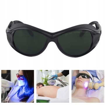 OKULARY OCHRONNE GOGLE ZIELON LASERA OD5