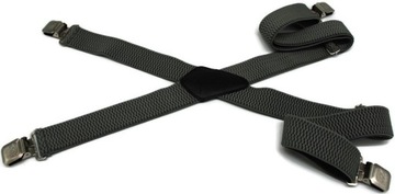 Szelki do spodni X 4 solidne kolory męskie hit 6S