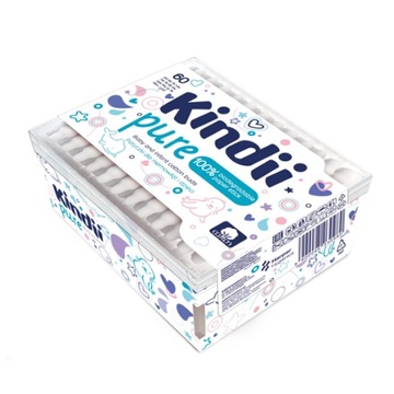Kindii Pure patyczki higieniczne dla dzieci 60szt.