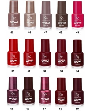 Лак для ногтей WOW NAIL COLOR Golden Rose 43