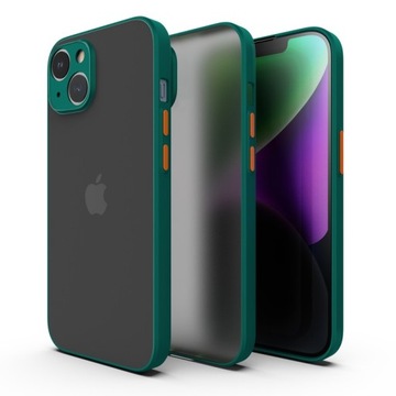 ETUI MATOWE OCHRONA APARATU DO IPHONE 13 | GREEN