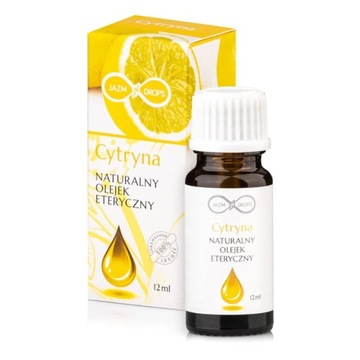 Olejek eteryczny cytrynowy JAZM IN DROPS 12 ml