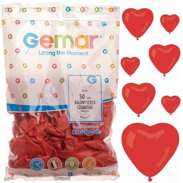 balon serce czerwone LOVE miłość niespodziana FUN