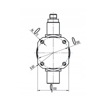 ТЕЛЕСКОПИЧЕСКИЙ ПРИВОД СТ-3 700 L=395 5T + КРЕПЛЕНИЕ
