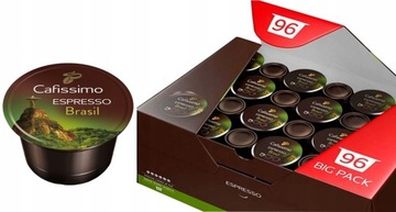 TCHIBO CAFISSIMO ESPRESSO BRASIL 96 шт. БОЛЬШАЯ УПАКОВКА