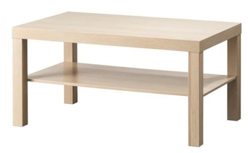 IKEA LACK STÓŁ STOLIK KAWOWY ŁAWA Z PÓŁKĄ DĄB