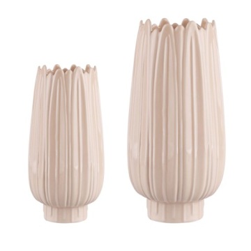 WAZON DEKORACYJNY PORCELANA KOMPLET 2SZT GLAMOUR