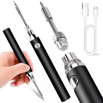 АККУМУЛЯТОРНЫЙ ПАЯЛЬНИК 15 ВТ, 3 РЕЖИМА USB, ЛЕГКИЙ И ПОРТАТИВНЫЙ