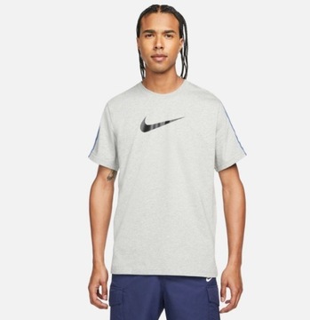 Koszulka NIKE Sportswear Repeat Men's T-Shirt roz M SZARA