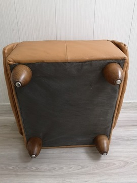 кожаный пуф 60x63x40 для кресла Camel