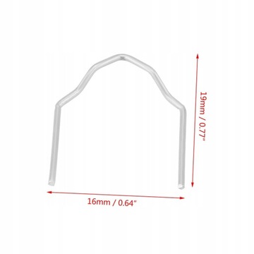 100 SZT. 0.8MM ZSZYWKI DO ZGRZEWARKI PLASTIKU