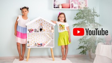 ДЕРЕВЯННЫЙ КУКОЛЬНЫЙ ДОМИК KINDERPLAY МЕБЕЛЬ ЛЕСТНИЦА