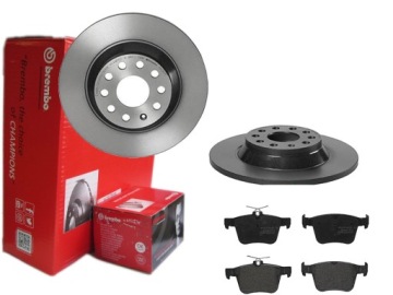 TARCZE KLOCKI BREMBO TYŁ VW PASSAT B8 300MM