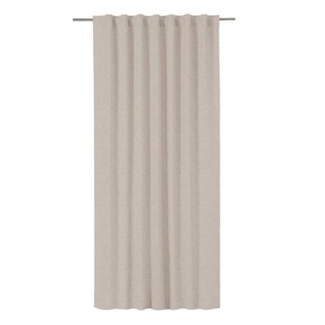 Zasłona Raspberry Trench beżowa 200 x 280 cm na taśmie Inspire Leroy Merlin