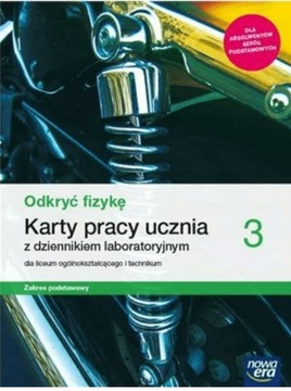 Odkryć fizykę 3 Karty pracy ucznia ZP Nowa Era
