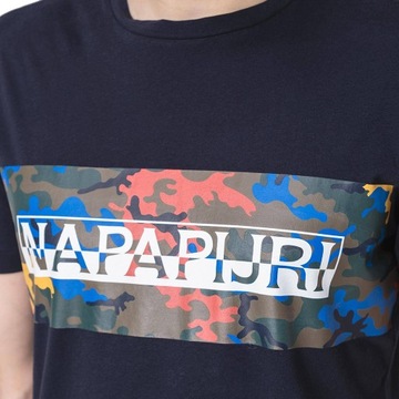 Napapijri T-Shirt męski N0YIHB Granatowy -40%