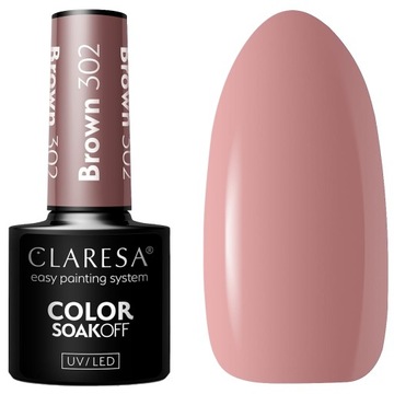 Claresa Lakier Hybrydowy UV/LED 5g - Brown 302