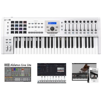 ARTURIA KEYLAB 49 MKII БЕЛАЯ УПРАВЛЯЮЩАЯ КЛАВИАТУРА