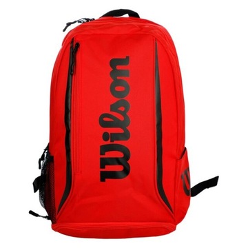 Plecak tenisowy Wilson Reflective Backpack black/red
