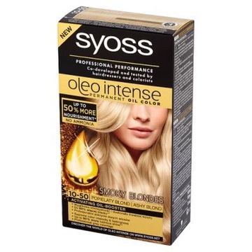 Syoss Oleo Intense Farba popielaty blond 10-50