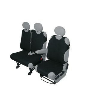 Pokrowce koszulki uniwersalne bawełniane czarne