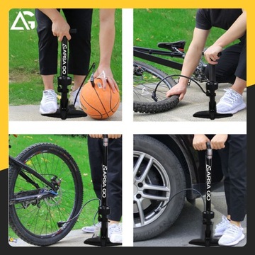 НАПОЛЬНЫЙ АВТОМОБИЛЬНЫЙ ВЕЛОСИПЕДНЫЙ НАСОС С МАНОМЕТРОМ ДЛЯ ВЕЛОСИПЕДНЫХ МЯЧИКОВ