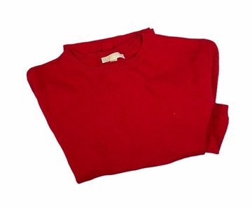 Czerwony sweter damski gładki Michael Kors M