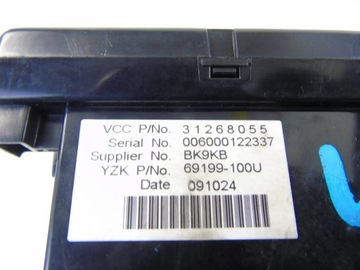 DISPLEJ OBRAZOVKA VOLVO V50 S40 C30 FACELIFT 31268055