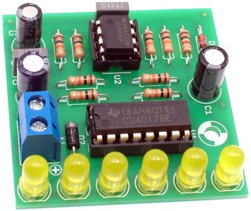 Biegnące światełko, DIY, AVT795 B