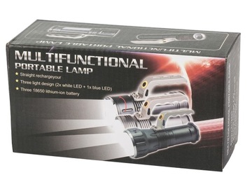 ВОЕННЫЙ ПРОЖЕКТОР BAILONG CREE XM-L T6 МОЩНЫЙ АЛЮМИНИЕВЫЙ РЕФЛЕКТОР