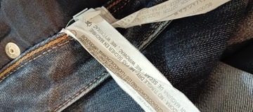 ZARA ciemno-niebieskie dżinsy denim 38/M