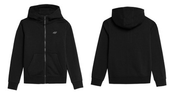 4F Bluza 4FJSS23TSWSF216 Czarny Regular Fit