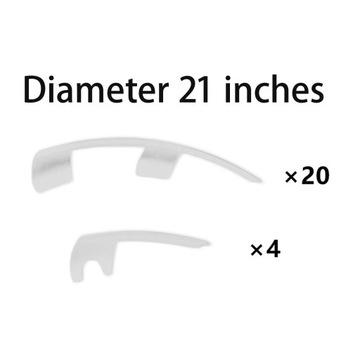 Аксессуары для защиты 21-дюймовых дисков, нержавеющие, удобные, белые.