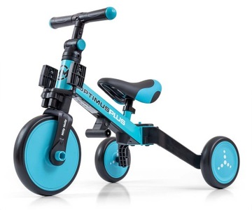 BALANCE BIKE Велосипед трехколесный 4в1 для детей 1, 2, 3 лет Синий детский