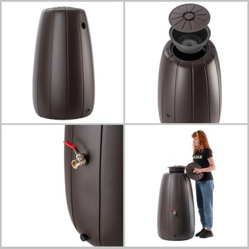 БАК ДЛЯ ДОЖДЕВОЙ ВОДЫ, 200 Л, В КОМПЛЕКТЕ