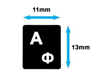 НАКЛЕЙКИ ДЛЯ КЛАВИАТУРЫ НОУТБУКА QWERTY УКРАИНСКИЕ НАКЛЕЙКИ БУКВЫ