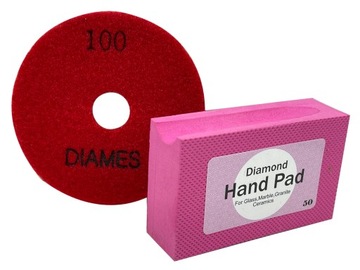 НАБОР КУБА АЛМАЗНАЯ ЗЕЛЕНАЯ ПЛИТКА №50 ДИСК №100