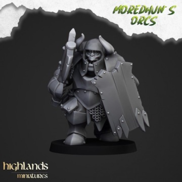 Бронированные орки #1 - Highlands Miniatures