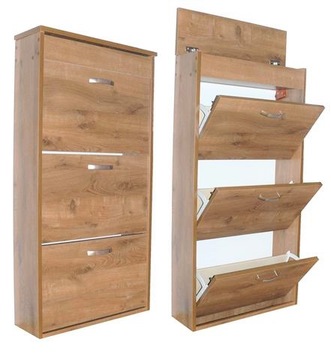 Шкаф для обуви на 100 предметов - 3 створки + коробка ПРОИЗВОДИТЕЛЬ